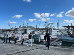 Uotabi walk in Funakoshi port, うお旅とItoshima Nowで船越漁港を散策