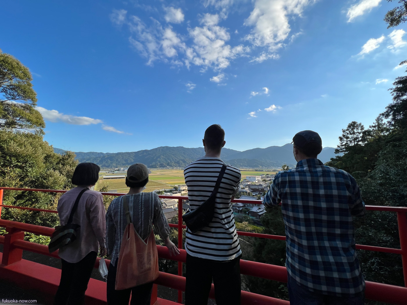 View from Masue Goro Inari Shrine in Itoshima, 糸島の松末五郎稲荷神社からの眺め