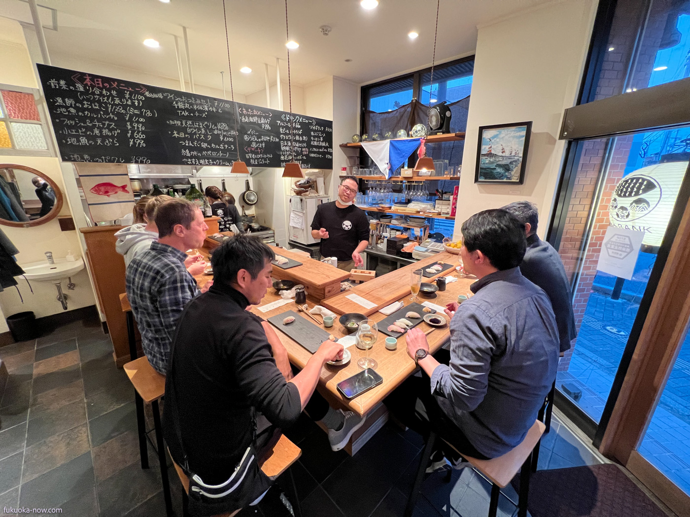 Sushi nigiri experience in Jizakana Bank Uotabi Tour Itoshima / 地魚BANK うお旅の寿司握り体験