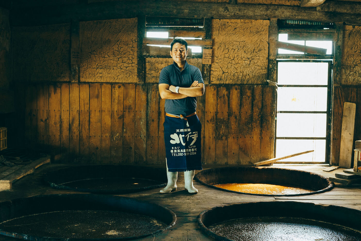Kohji Yamagami - Kitai Shoyu, 山上弘司 - 明治30年の創業から「本物」の醤油づくりを守る北伊醤油6代目