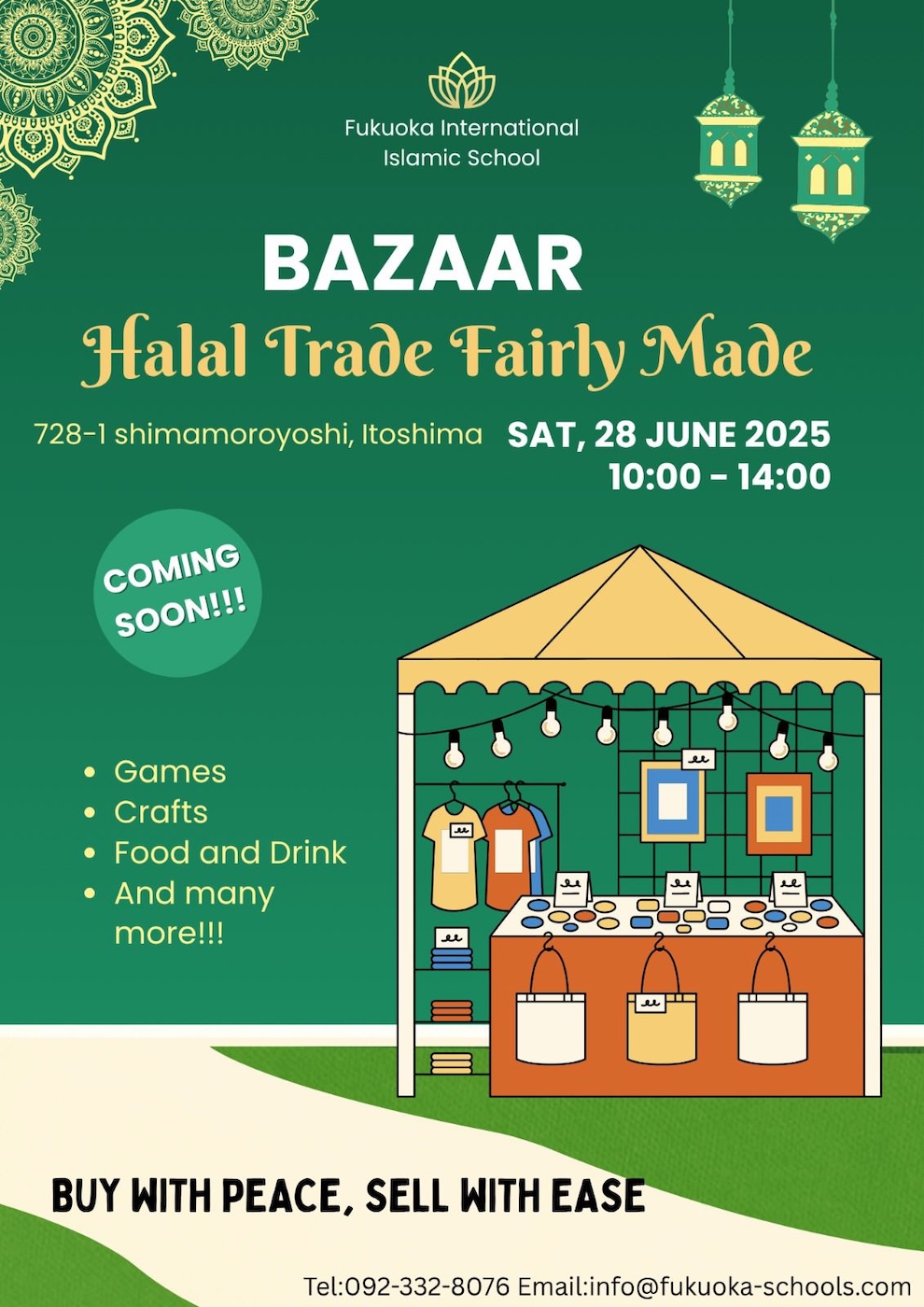 Fukuoka International Islamic School – Annual School Bazaar